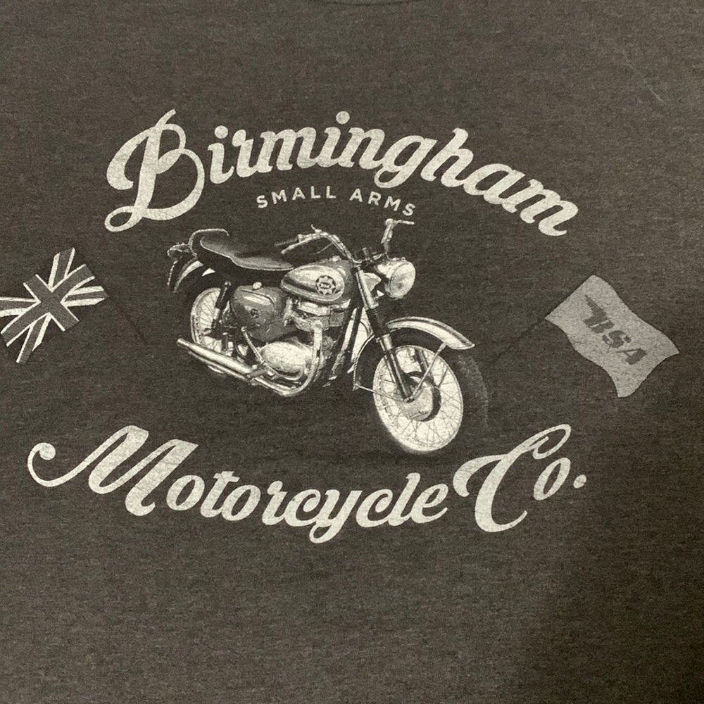 Men s BSA small arms motor cycle Tshirt